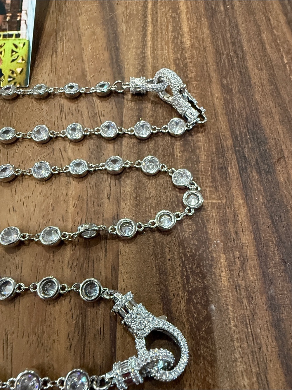 Freida Rothman Sterling Silver Crystal 18 in Necklace - Picture 6 of 6